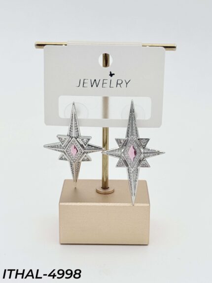 14K Zircon Earrings // ITHAL-4998