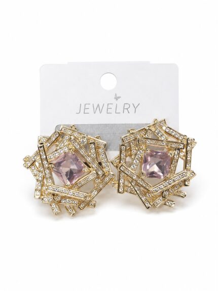 14K Zircon Earrings // ITHAL-5001