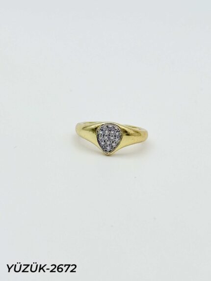 Steel Two-Tone Ring (Adjustable) // Ring-2672