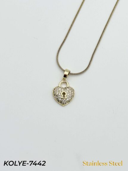 Steel Necklace 45 cm // Necklace-7442