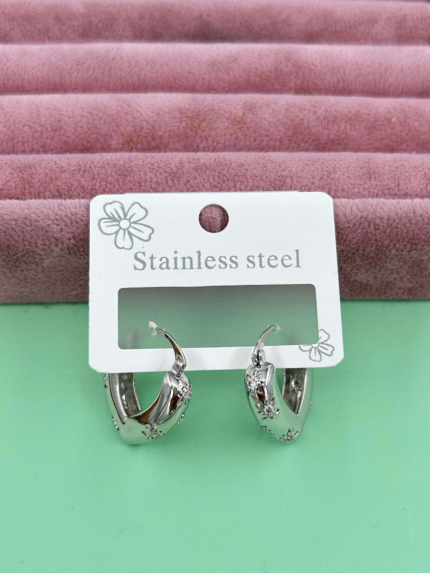 Steel Earrings // Earrings-3200