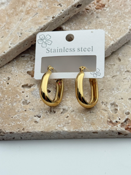Steel Earrings // Earrings-3869