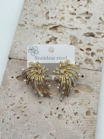 Steel Earrings // Earrings-4290