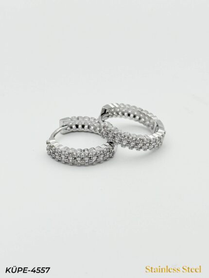 Steel Earrings, Small Size // Earrings-4557