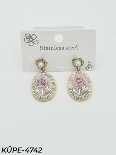 Steel Art Earrings // Earrings-4742