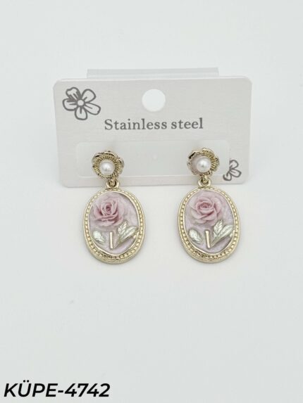 Steel Art Earrings // Earrings-4742