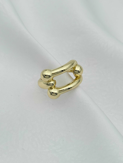 Steel Vintage Ring (Adjustable) // Ring-2349