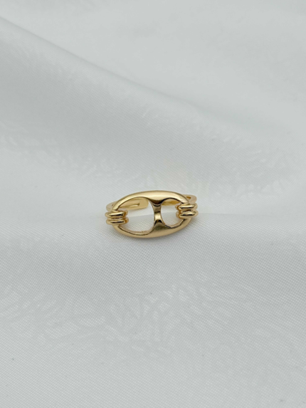 Steel Vintage Ring (Adjustable) // Ring-2380