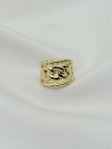 Steel Vintage Ring (Adjustable) // Ring-2397