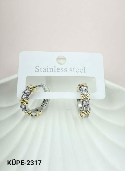 Steel X Earrings // Earrings-2317