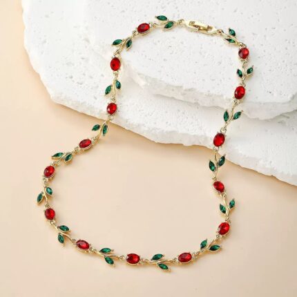 Flower Necklace // Necklace-7148