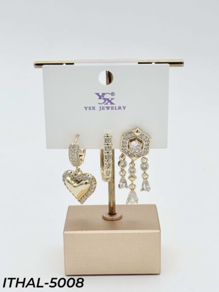 YSX 3-Piece Earring Set // ITHAL-5008