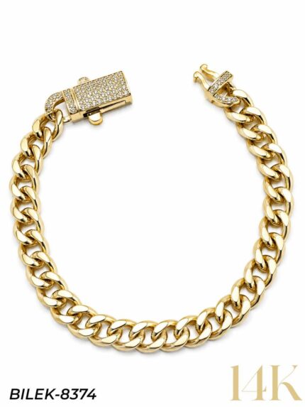 Zircon Stone Gourmet Bracelet // WRIST-8374